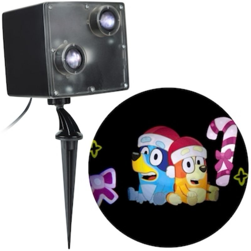Bluey (unlit) Multicolor Electrical outlet Christmas Indoor/Outdoor Light Show Projector