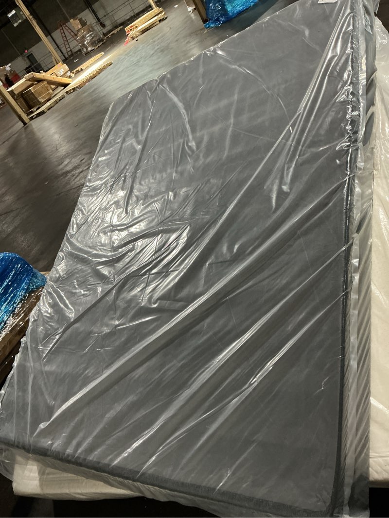 Condition photo showing Good Condition for beautyrest standard queen mattress foundation - flat box spring alternative with wood & steel support, durable bed base for added height standard profile queen