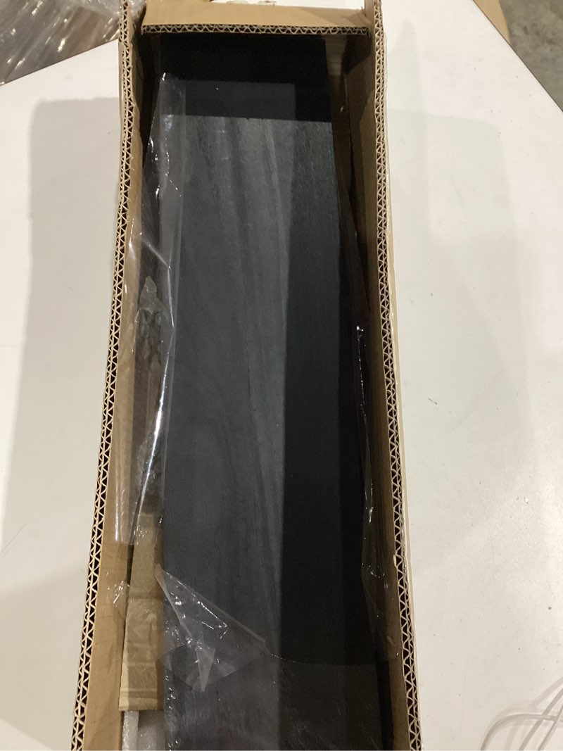 Condition photo showing As Is for  five black colored wall-mounted shelves holding various bathroom items including toiletries, a teddy bear, and a pack of scotties tissues. black colored floating shelf measuring 16.25 inches by 5.5 inches by 1.5 inches, holding three geometric glass planters with succulents, and a label indicating it holds up to 22 lbs. black colored floating shelf with a potted plant and candle on top, alongside a three-step installation guide showing bracket attachment, shelf sliding, and securing with screws. three black colored wall shelves in a kitchen hold potted plants, spice jars, and bottles of oil. shop all sorbus sorbus 4 pack wall mounted floating shelves - for storage & displaying showpieces, home decor, & more 3.75 out of 5 stars with 4 reviews 4 1 question