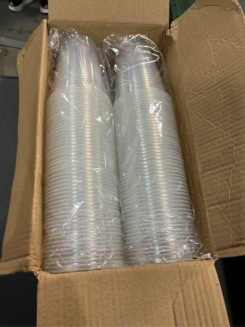 Condition photo showing New/Like New for turbo bee 500 pack 9oz disposable plastic cups,heat-resistant & food safe drinking cups for hot/cold beverages, perfect for schools, offices, events & commercial use 9 ounces