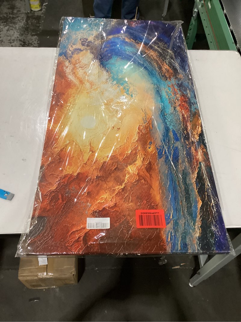 Wall canvas art Wave/sunset