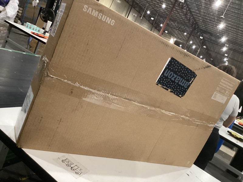 Condition photo showing As Is for dead screen possible backlight issue as is!!!          samsung 27" (s30gd) essential monitor with ips panel and tilt only stand, 100hz refresh rate, ergonomic design, advanced eye care, game mode, ls27d304ganxza 27-inch