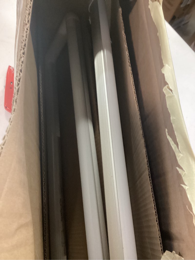 Condition photo showing As Is for 2ft t8 t12 u shaped led tube light, 15w (36 watts equivalent) 5000k daylight, 24in led replacement for u bend fluorescent bulbs, direct or ballast bypass, ul&dlc listed(10 pack) 5000k 10 pack