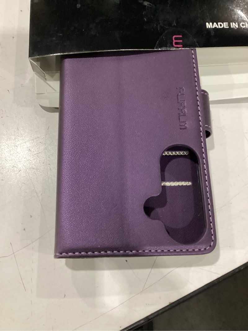 Condition photo showing Good Condition for wallet case for samsung galaxy s26 plus/s26+ 6.7", rfid blocking credit card holder, pu leather folio flip kickstand protective shockproof cover for galaxy s26 plus (purple, samsung galaxy s26 plus) samsung galaxy s26 plus purple
