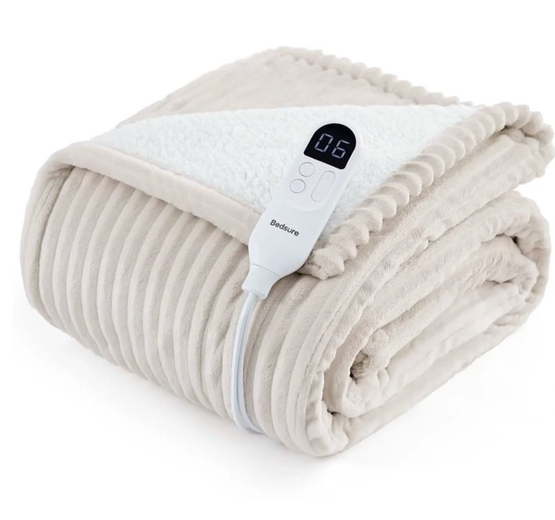 heated throw electric blanket