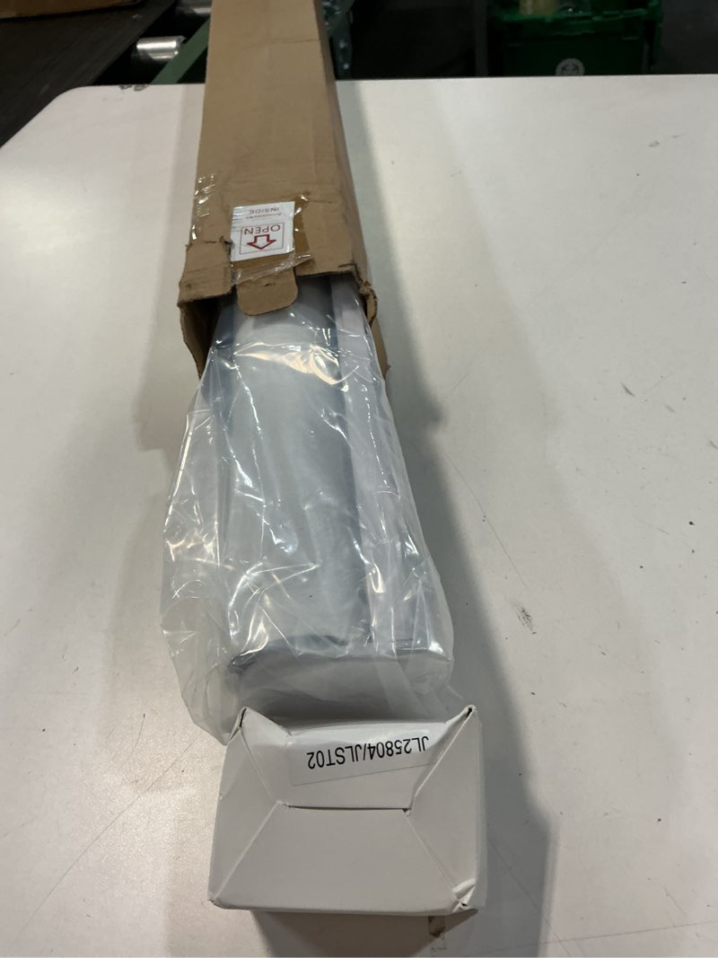 Condition photo showing New/Like New for GENIMO 100% Blackout Roller Window Shades, Window Blinds Cordless with Thermal Insulated, UV Protection Fabric, French Door Blinds for Bedroom, Home, Office, Easy to Install, Grey, 31" W X 72" H A.grey | 100% Blackout 31"W x 72"H