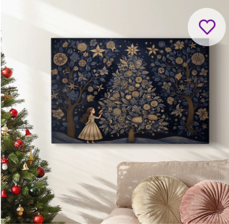 Christmas Holiday Arts - Gallery Wrapped Canvas 60x40