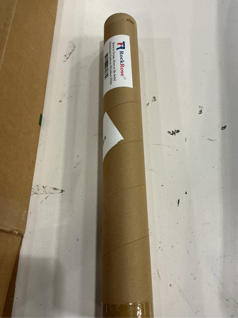 Condition photo showing New/Like New for rockrose 35% premium carbon car window tint film 20 in x 25ft 2ply charcoal privacy film uv, heat blocking tint for car or home adhesive film easy shrink, plotter friendly pro grade 20 in x 25ft 35 percent
