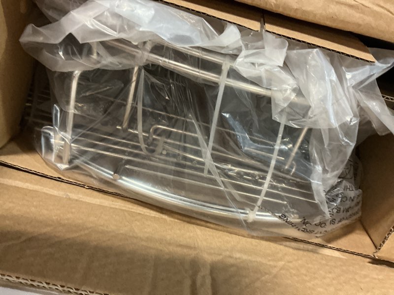 Condition photo showing Good Condition for 5 piece replacement kit for big green egg large, rack for eggspander 5 piece kit conveggtor basket 304 stainless steel grill stack rack with removable cooking system expander rack