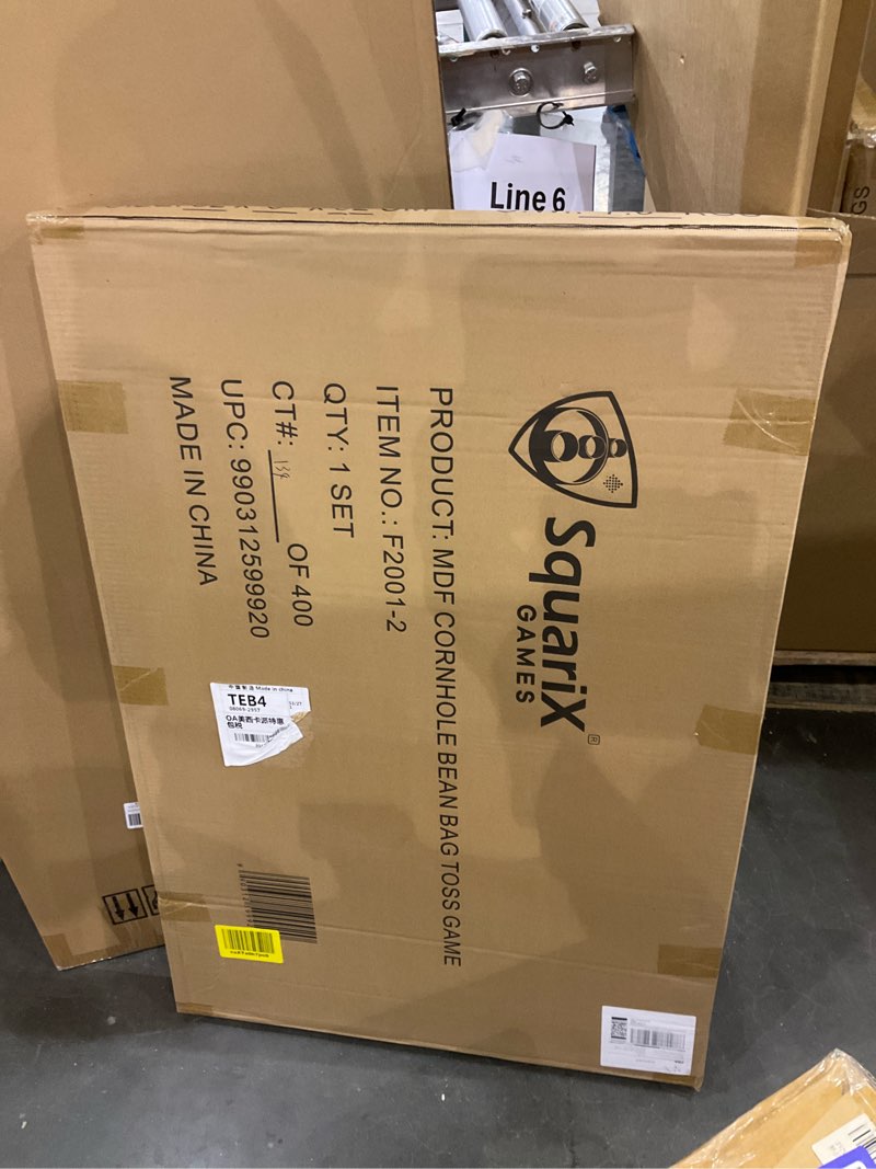 SquariX Cornhole Arcade Game, Bean Bag Toss Game Toy, Outdoor Toss Game, Fun for Kids, Adults and Fa