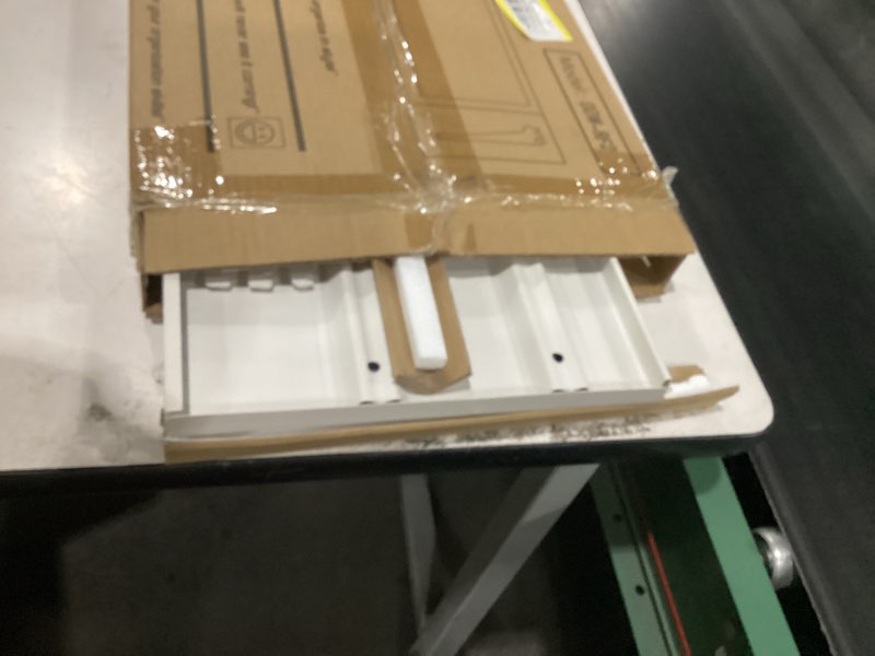 Condition photo showing Good Condition for jwx shelf set *2 white, suitable pegboard standing shelf unit white
