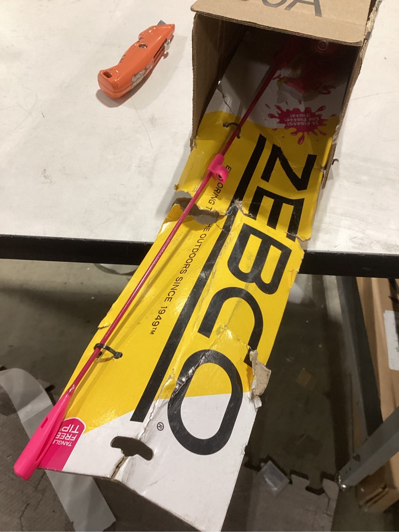 Condition photo showing Good Condition for Zebco Youth 29-Inch Floating Spincast Reel and Fishing Rod Combo, Size 20 Reel, Pre-Spooled with 6-Pound Cajun Line Pink