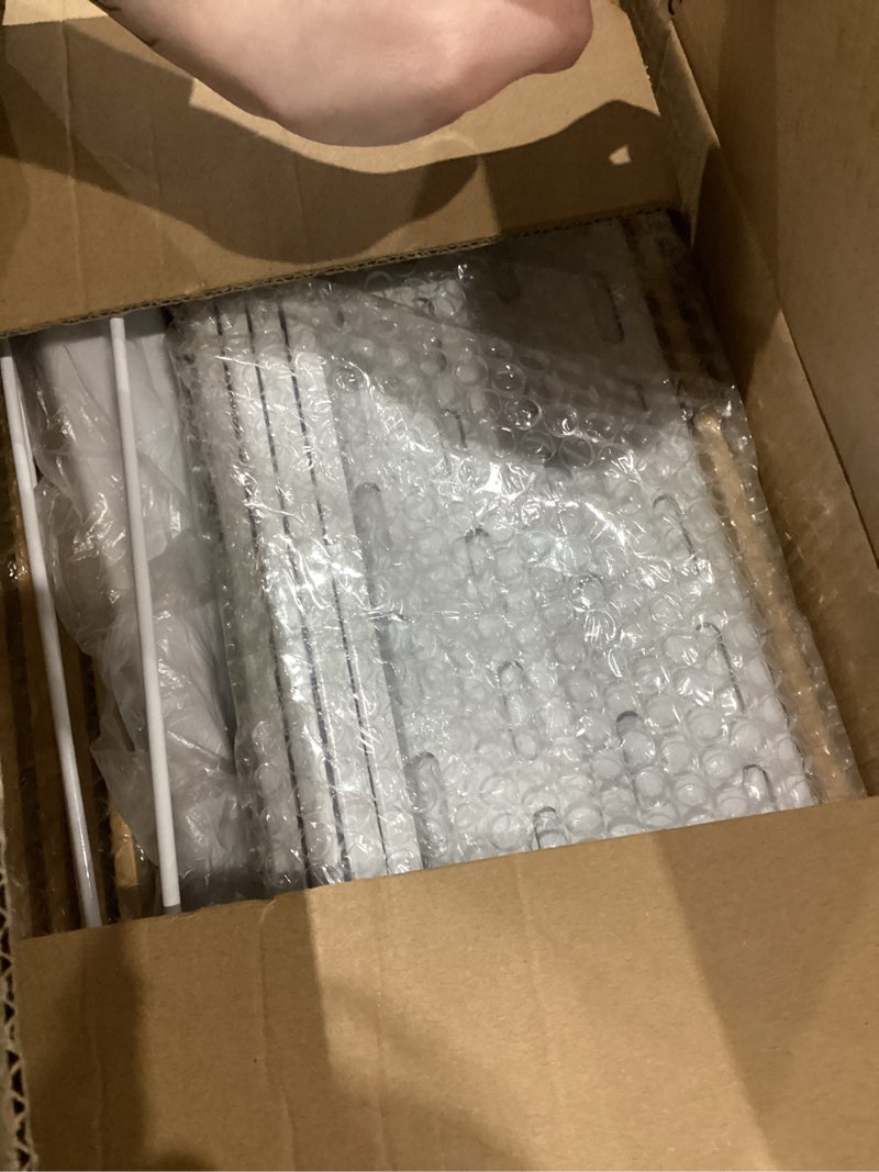 Condition photo showing New/Like New for 8-Tier Over The Door Pantry Organizer | Spice Rack Wall Mount with No-Shake Design, Adjustable Baskets | Hanging Seasoning Shelves, Storage Organization for Kitchen Cabinet & Closet Talia | Oak & White