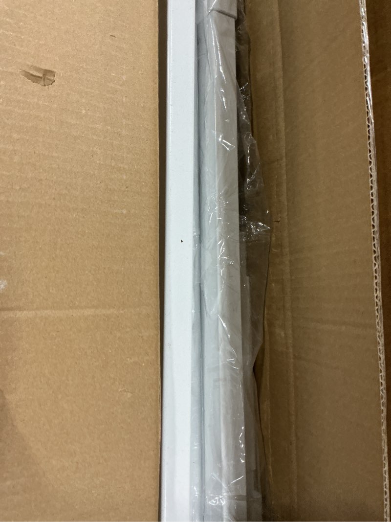 Condition photo showing Good Condition for hooen extra wide baby gate for doorways stairs 86-105 inch wide pressure mounted dog gates for the house walk through gates indoor safety child gates for kids or pets (86.3"-105") 86.3"-105"/219-267cm white
