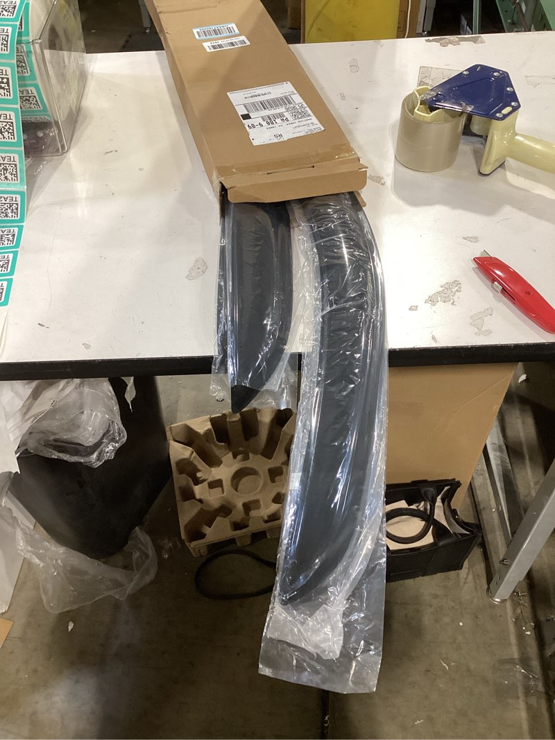 Condition photo showing New/Like New for Side Window Visors Wind Deflectors for 2007-2014 Chevy Silverado/GMC Sierra 1500/2500HD/3500HD Extended cab, Vent Guard Shade Sun Rain Guards 4PC-Set 94040