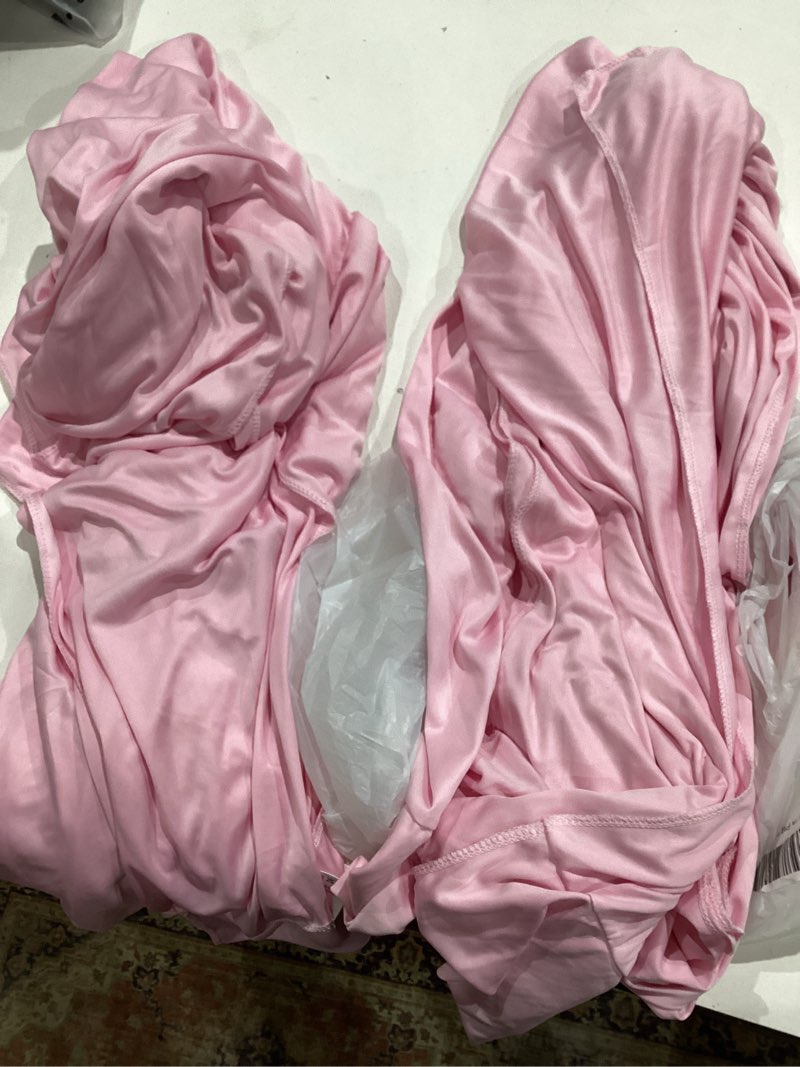 Condition photo showing Good Condition for wrinkle free pink backdrop curtain for parties background, silky photo curtains backdrop drapes 2 panels back drop cloth for wedding birthday photography baby shower decor,10ftx10ft 10ftx10ft pink