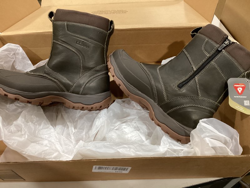 Condition photo showing Good Condition for men's storm chaser boots zip, men’s size 13 medium 