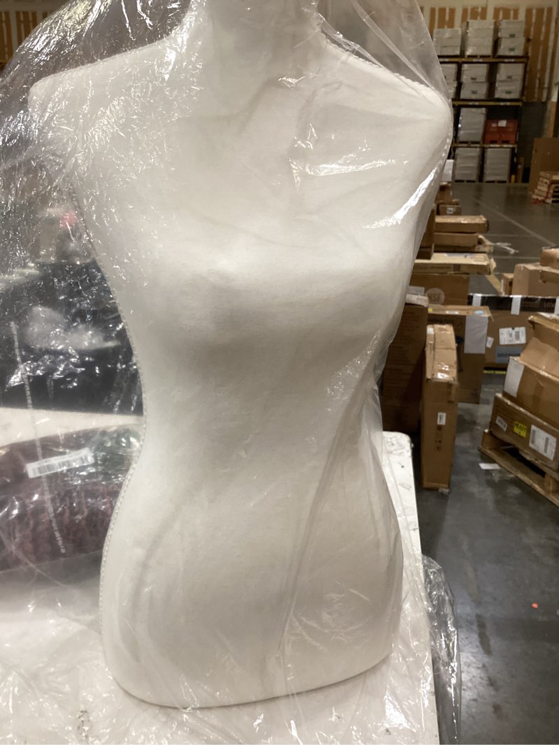 Condition photo showing Good Condition for fdw manikin 60”-67”height adjustable female dress model display torso body tripod stand clothing forms (black)