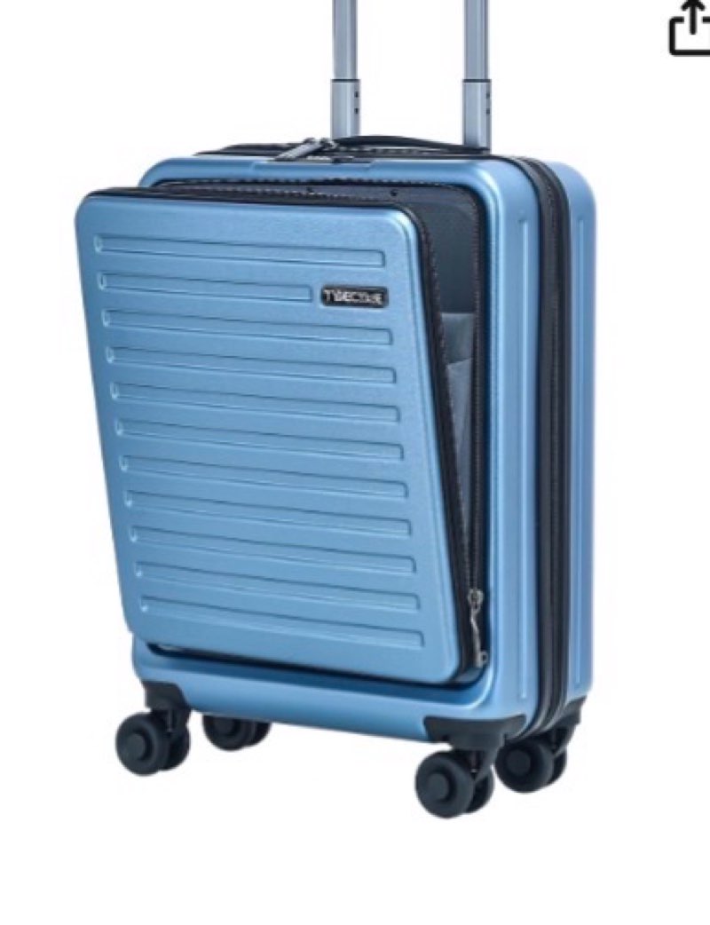 TydeCkare 2028 pulgadas 202428 pulgadas ABS+PC conjunto de equipaje con ruedas giratorias TSA Lock, Azul (Ice Blue), Moda