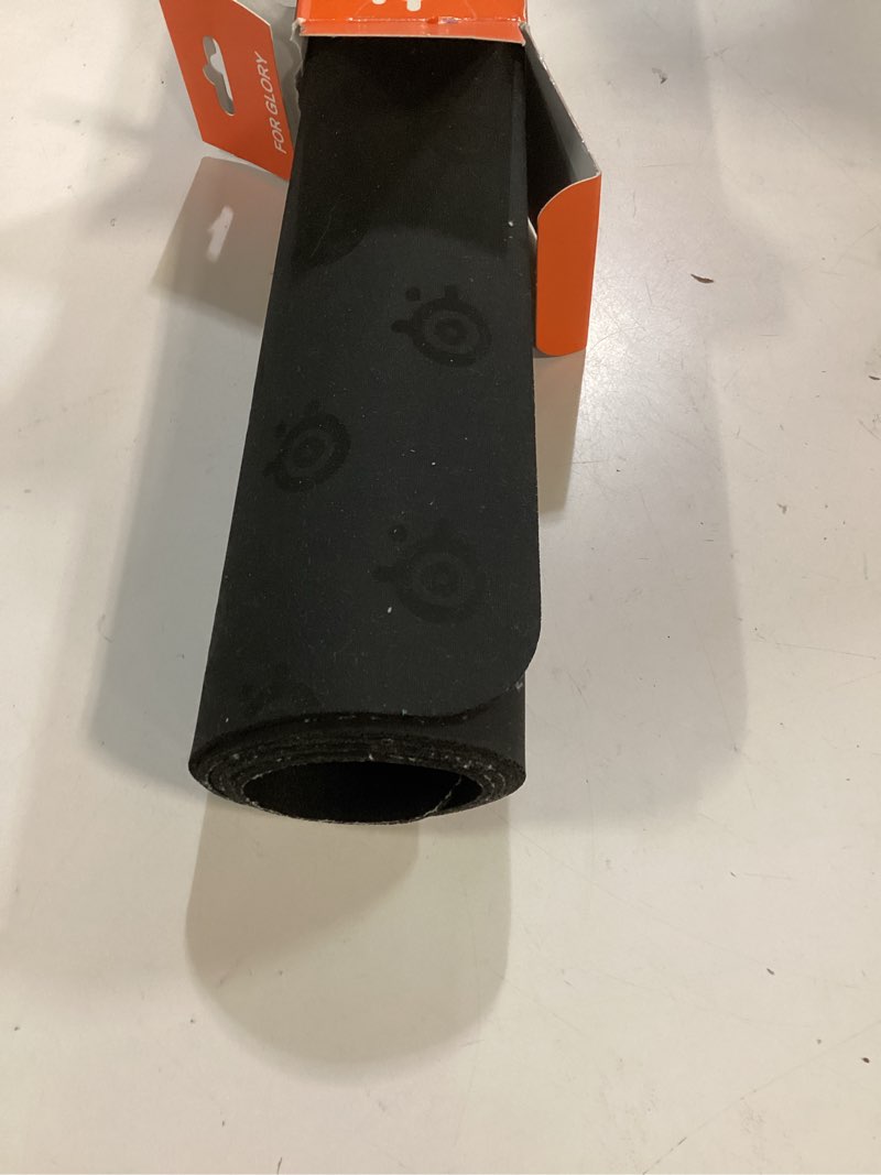 Condition photo showing As Is for steelseries qck gaming mouse pad - xxl cloth - peak tracking and stability - esports mousepad - never-slip - full desk coverage black xxl classic