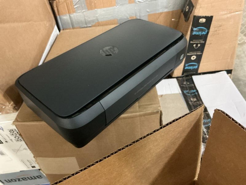 Condition photo showing As Is for hp officejet 250 wireless mobile printer, scanner, copier - black, battery included (cz992a)