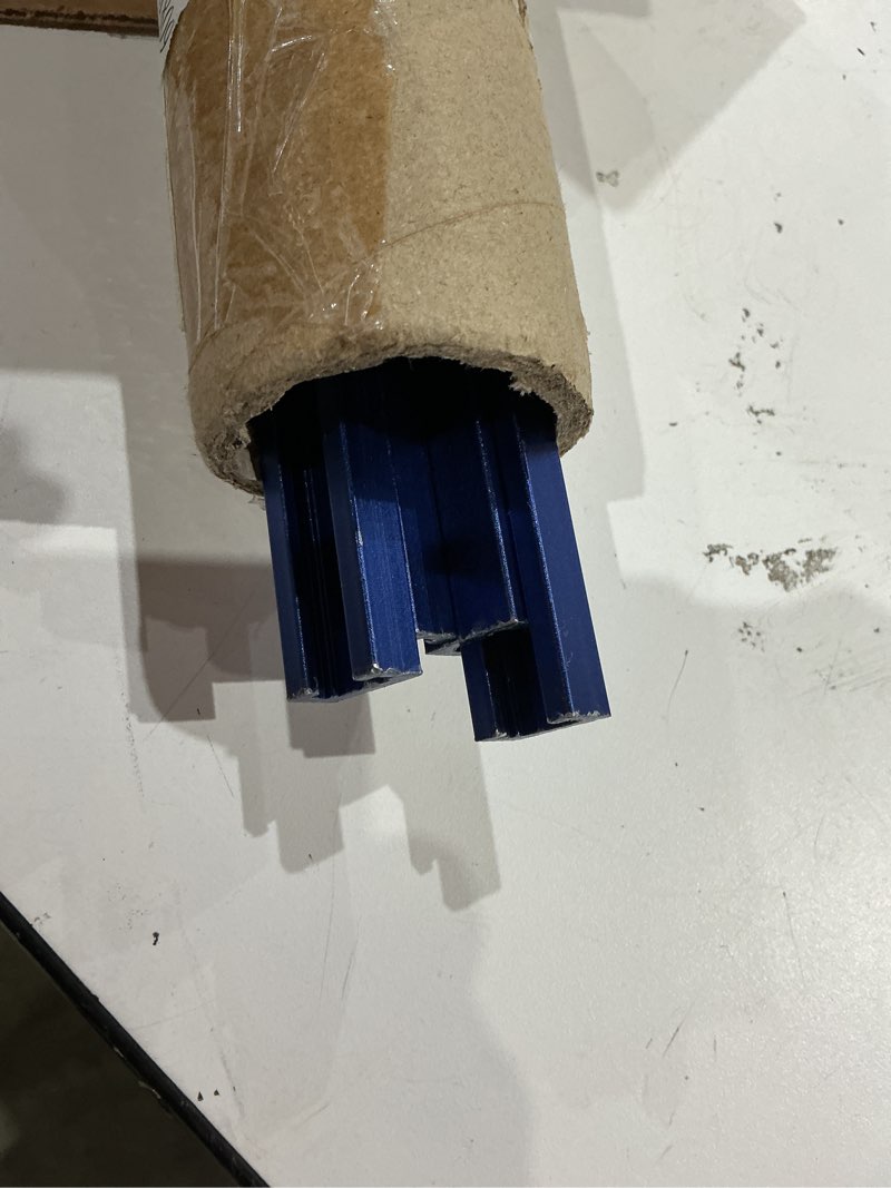 Condition photo showing Good Condition for t tracks for woodworking,8pcs aluminum 12 inch double cut profile universal with predrilled mounting holes lightblue 8-12inch skyblue