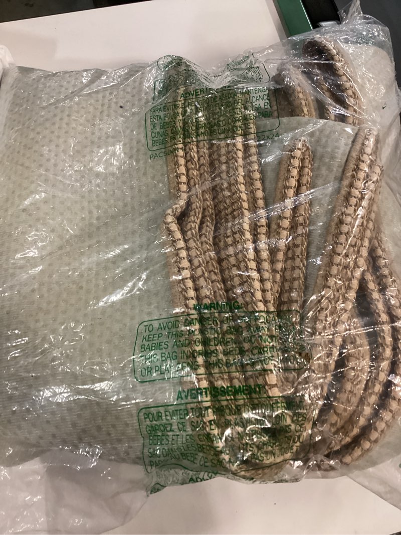 Condition photo showing As Is for KOZYFLY Extra Long Runners for Hallways 3x14 ft Washable Kitchen Runner Non Slip Rubber Backed Hallway Rug Cotton Entryway Runner Rug Floor Carpet for Indoor Hall, Kitchen, Stair, Tan/Orange/Brown 3' x 14' (Runner) Tan/Orange/Brown