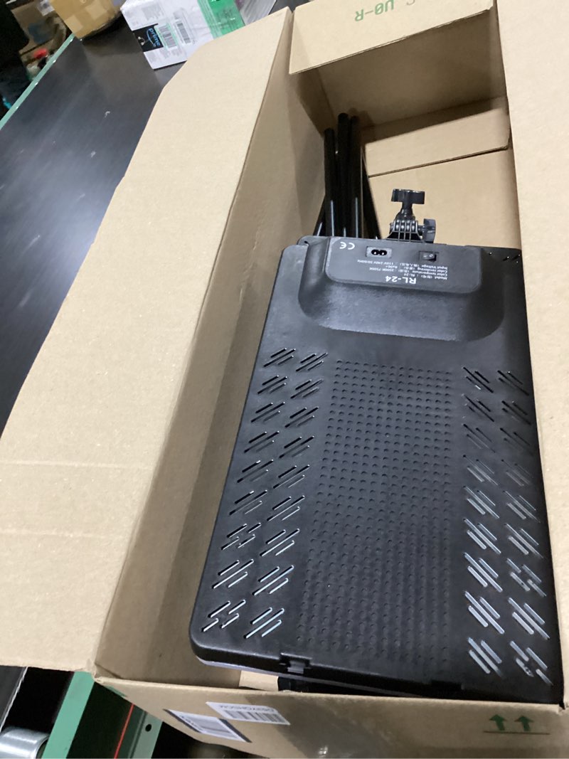 Condition photo showing Good Condition for 2-pack 24'' led video light kit, heorryn 2800-7500k dimmable photography lighting with remote and 75inches stand, cri 96+ studio lights for tiktok, youtube, game streaming, video photography