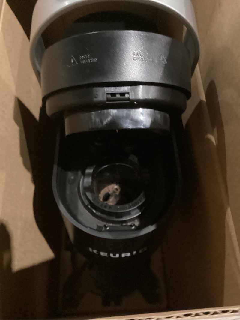 Condition photo showing As Is for Keurig K-Express Single Serve K-Cup Pod Coffee Maker, 3 Brew Sizes, Strong Button Feature, 42oz Removable Reservoir, Black