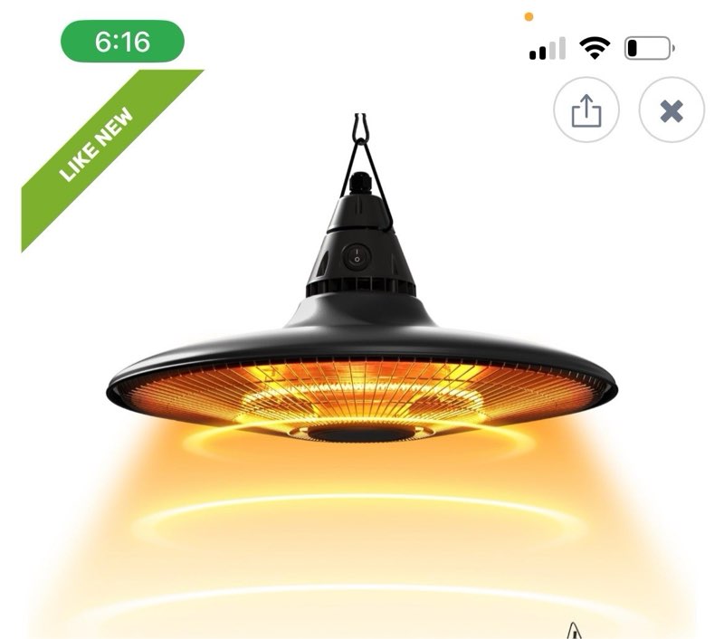 hanging heater, 1500w outdoor electric patio heater, ceiling heater with remo