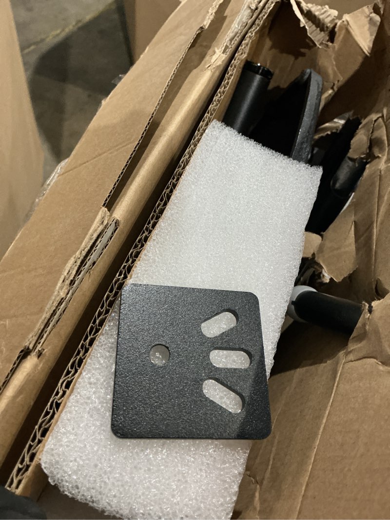 Condition photo showing As Is for anautin universal speaker stands pair, satellite & bookshelf speaker stands-28-38in adjustable, surround sound speaker stand for home theater, compatible to sony/bose/jbl/sonos/klipsch/edifier/polk