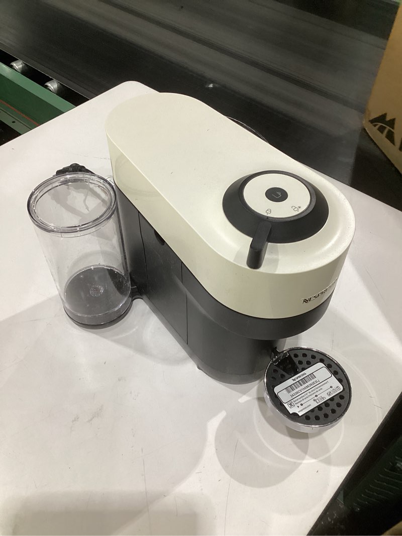 Condition photo showing Good Condition for (used, not tested)nespresso vertuo pop+ coffee and espresso maker by breville, coconut white