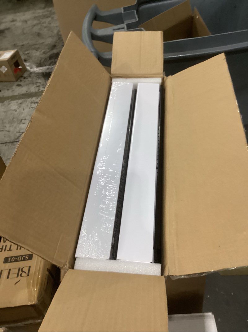 Condition photo showing Good Condition for 2Pack Expandable Pull Out Cabinet Organizer 21"Deep With Raising Pad for Framed Cabinets, Upgrade 3 Slide Rails Slide Out Drawers, Roll Out Shelves Adhesive,Adjustable Width 12.05"-20.4"White