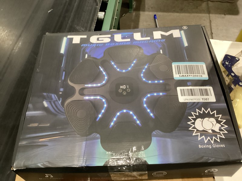 Condition photo showing Good Condition for TGLLM Music Boxing Machine for Kids and Adults, Wall Mounted Bluetooth Punching Trainer with Boxing 