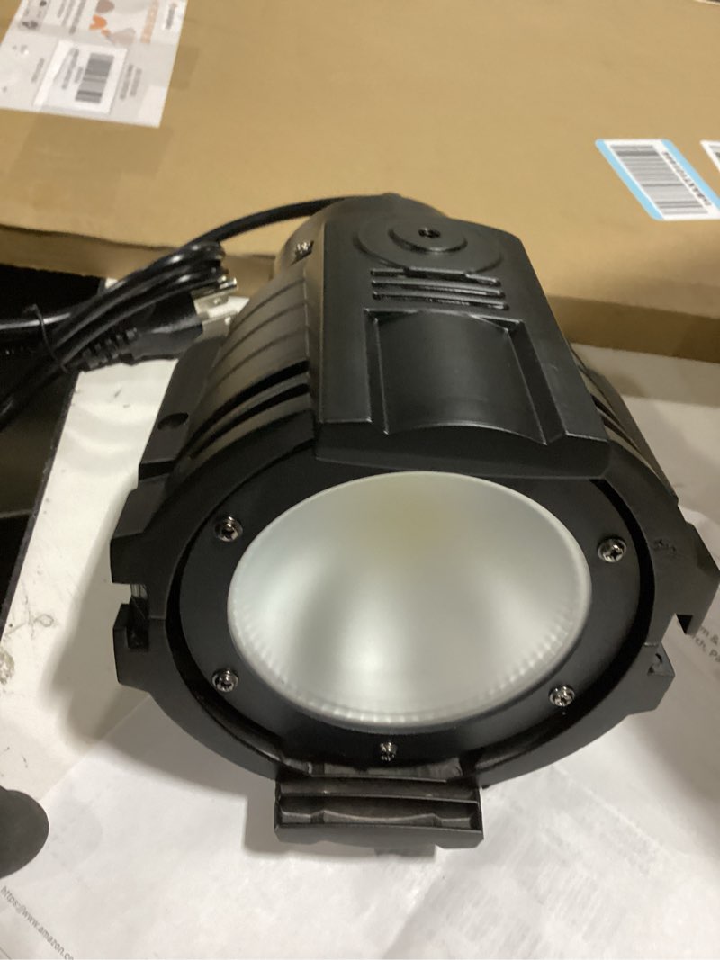 Condition photo showing Good Condition for betopper stage spotlights, 100w led dmx lights, warm & cold white spot lights cob stage lighting, strobe lighting for church, parties, wedding, theatre, live events, stage etc.(1 pack)