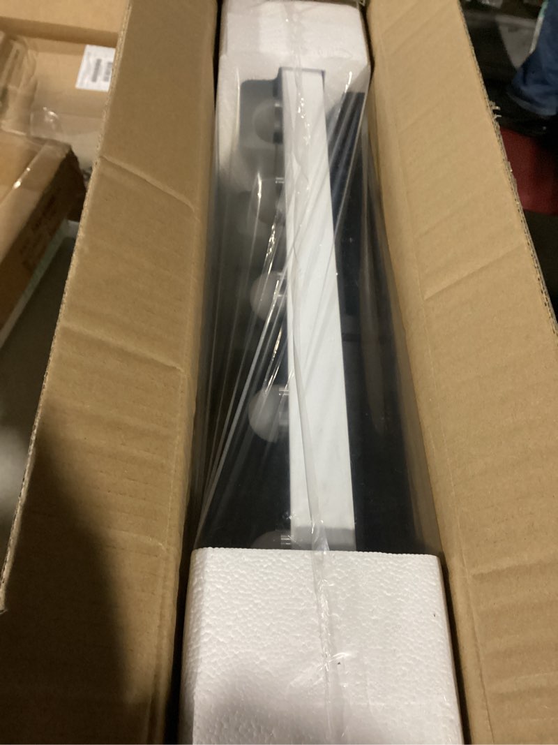 Condition photo showing Good Condition for Hansong Vanity Mirror with Lights and Bluetooth Speaker 22.8''x18.4'' Lighted Makeup Mirror with 15 LED Bulbs Hollywood Vanity Mirror with 3 Lighting Modes USB Charging and 10x Magnification White