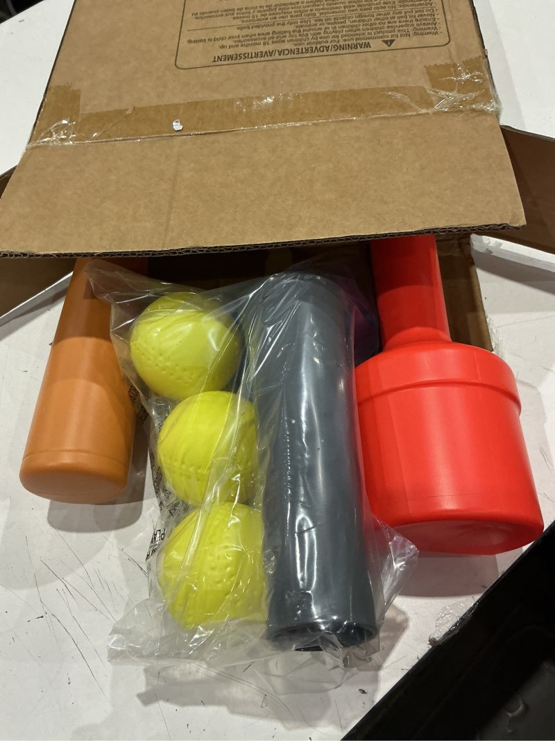 Condition photo showing Good Condition for fisher-price™ grow-to-pro 2-in-1 tee ball set for toddlers & kids, height adjustable batting practice & outdoor play toy, ages 18+ months
