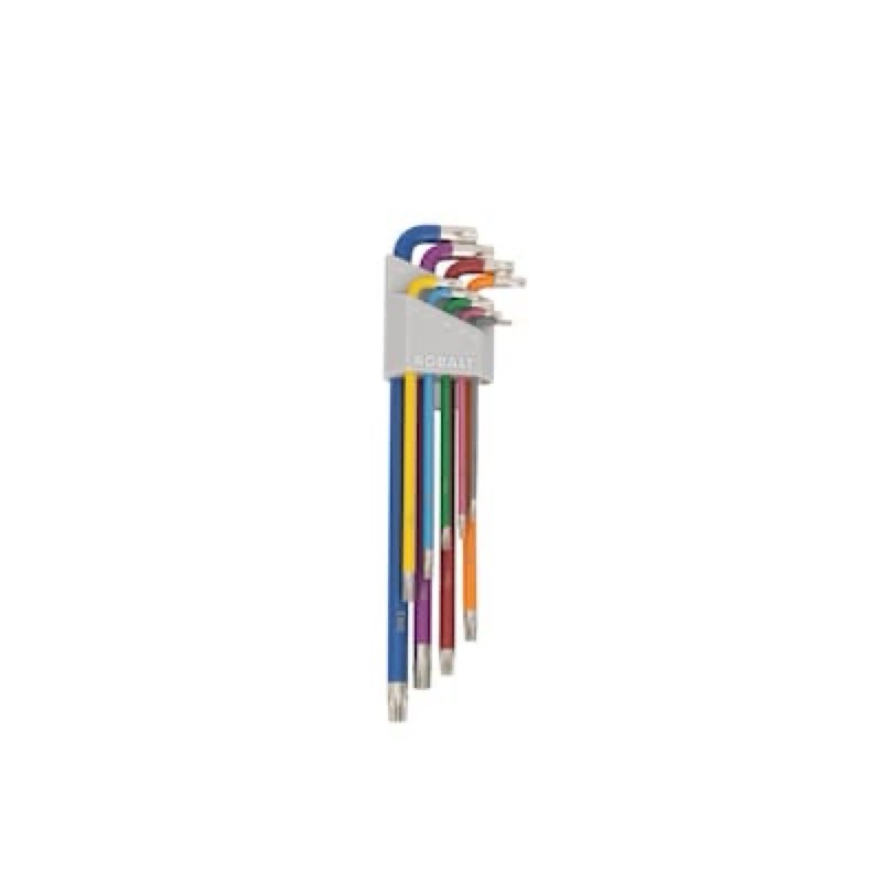 kobalt diamond tip assorted torx (star) 9 -pieces hex key set