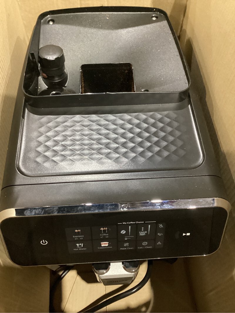 Condition photo showing Good Condition for Philips 2300 Series Fully Automatic Espresso Machine with LatteGo milk system and integrated grinder, 4 Coffee Pre-Sets & Hot Water, 40% Quieter SilentBrew, 15-Bar Pressure, Matte Black (EP2330/10) NEW 2300 Series