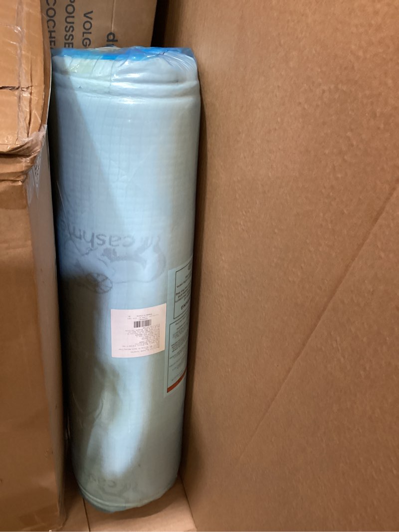 Condition photo showing New/Like New for letmxiu premium crib & toddler mattress,100% knitted fabric, premium fleece surface-hypoallergenic, 5" thick firm soft crib mattress, non-toxic - fits standard cribs & toddler beds simple 52" x 27.6" x 5"