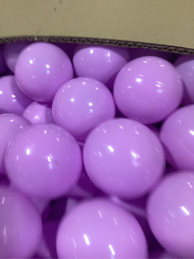 Condition photo showing Good Condition for gogoso ball pit balls,plastics balls for ball pit, stars hearts shape for pastelball for toddlers kids pearl pink star+heart balls 500 balls