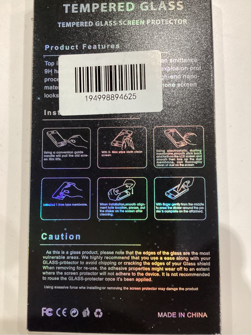 Condition photo showing New/Like New for ORIbox Glass Screen Protector for iPhone 11 ,XR (6.1 Inch) Tempered Glass Screen Protector, 3-Count (Pack of 1) Clear Clear iPhone 11 & iPhone XR