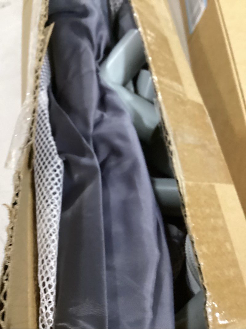 Condition photo showing Good Condition for small playpen for babies and toddlers, 36"x36", soft breathable mesh, anti-slip base, mini baby play yard with pull-up ring regular 36"×36" dark grey