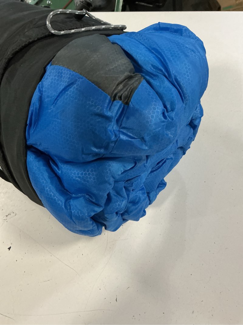 Condition photo showing Good Condition for mallome sleeping bags for adults cold weather & warm - backpacking camping sleeping bag for kids 10-12, girls, boys - lightweight compact camping essentials gear accessories hiking sleep must haves ocean blue everyday 3 season 50-80° f