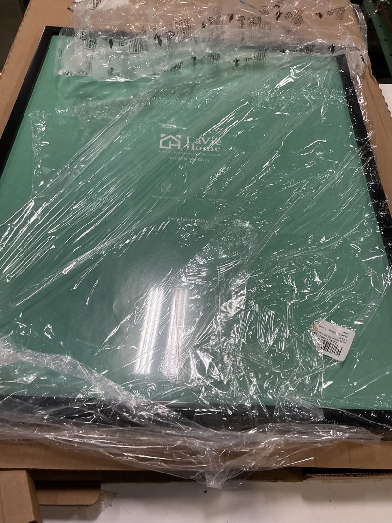 Condition photo showing Good Condition for 20x25 picture frame for wall display, 20x25 black picture frame with hd plexiglas, 20 x 25 poster frame 1 pack, display frame for vertical or horizontal, classic collection