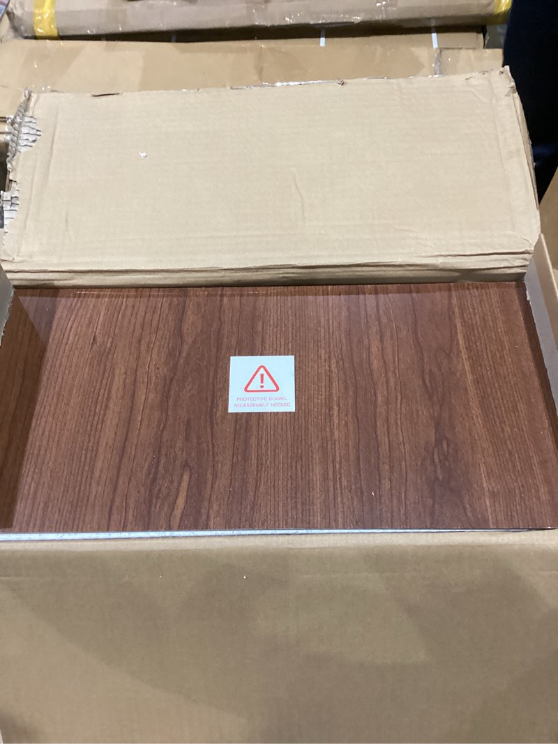 Condition photo showing As Is for 20 Gallon Fish Tank Stand with Power Outlets, Farmhouse Decorative Aquarium Stand Furniture with Adjustable Shelves and Storage Cabinet, 10 Reptile Turtle Tank Stand (Black, 20GL) 20GL Black