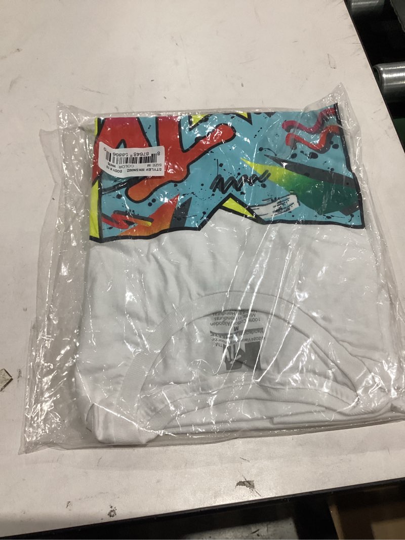 Condition photo showing New/Like New for MTV Mens Retro Logo T-medium Small Retro White