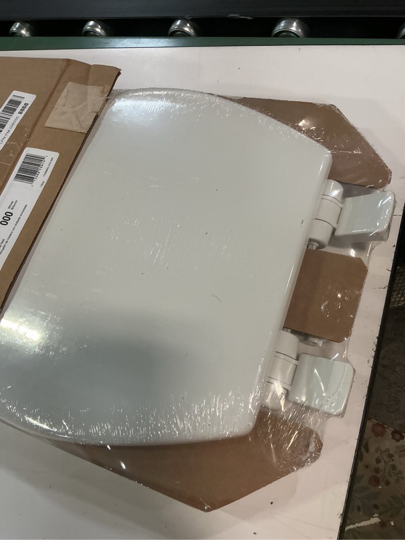 Condition photo showing New/Like New for mayfair nextstep2 toilet seat with built-in potty training seat, slow-close, removable that will never loosen, round, white round 1