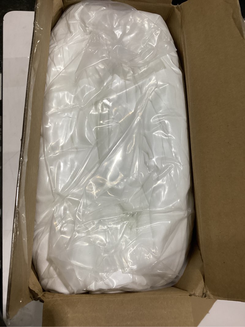 Condition photo showing New/Like New for litanika white comforter full size set, 3 pieces lightweight solid bedding comforter set, all season fluffy bed set bright white full