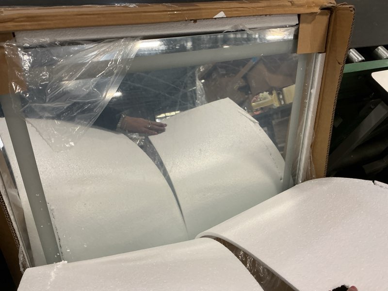 Condition photo showing New/Like New for 40X30 LED Bathroom Mirror with Lights, Anti-Fog, Backlit + Front Lit, Lighted Bathroom Vanity Mirror for Wall, Memory Function, Dimmable, Tempered Glass, Shatter-Proof, ETL Listed 40"L x 30"W